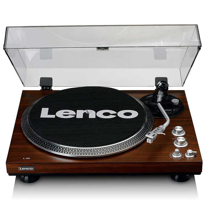 Проигрыватель винила Lenco L-92 Walnut - рис.0