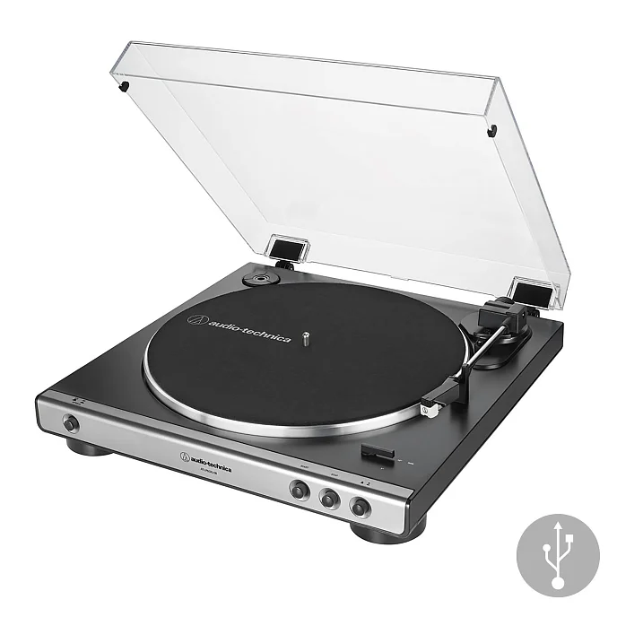 Проигрыватель винила Audio-Technica AT-LP60X USB Gun Metal - рис.3