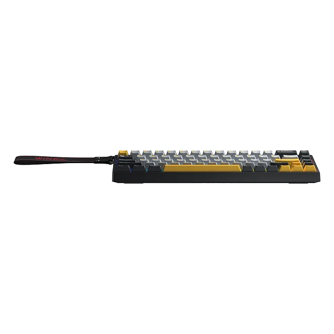 Клавиатура AULA WIN68HE MAX Dark Gray Yellow - рис.3