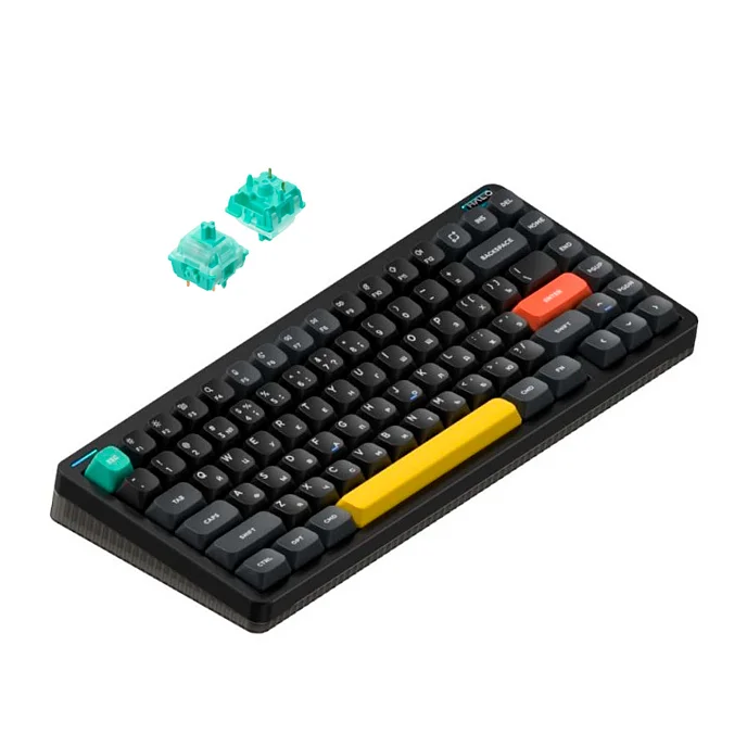 Купить клавиатуру NuPhy Halo75 V2 QMK Mint Switch Obsidian Black