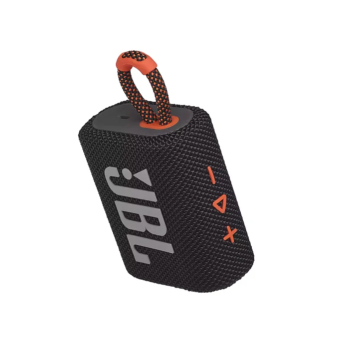 Портативная колонка JBL Go 3 Black Orange - рис.6
