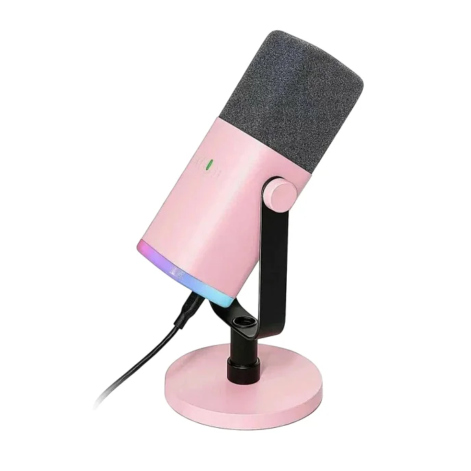 Микрофон для стриминга и игр Fifine AmpliGame AM8 Pink - рис.2