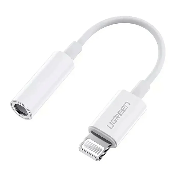 Переходник Ugreen US212 White Lightning to 3.5mm jack - рис.0