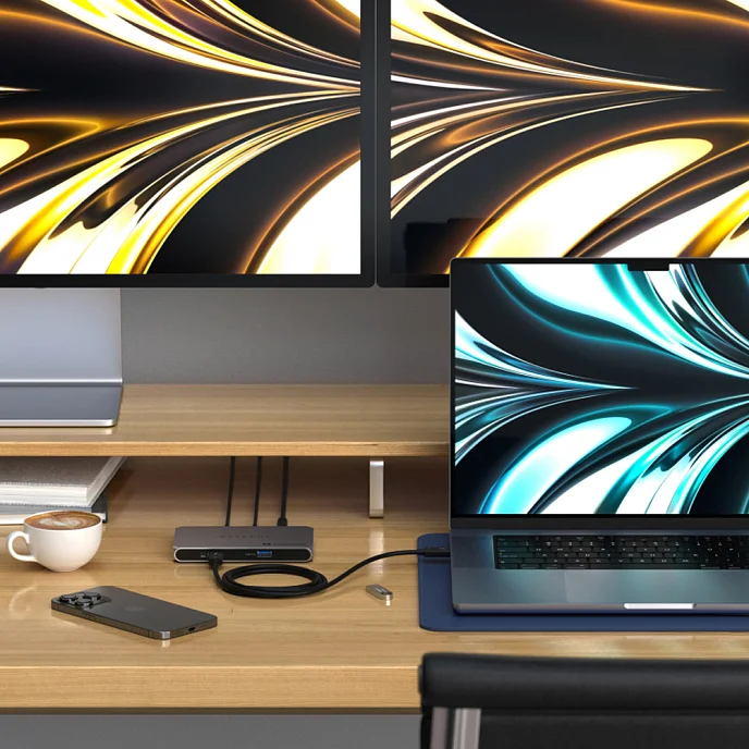 USB HUB Satechi Thunderbolt 4 Slim Hub Space Grey - рис.4