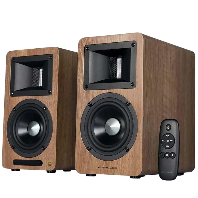 Полочная акустика Edifier AirPulse A80 Walnut - рис.1