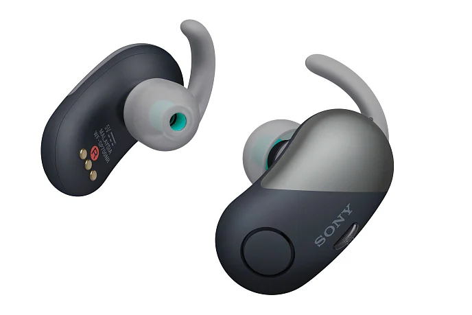 Наушники Sony WF-SP700N Black - рис.1