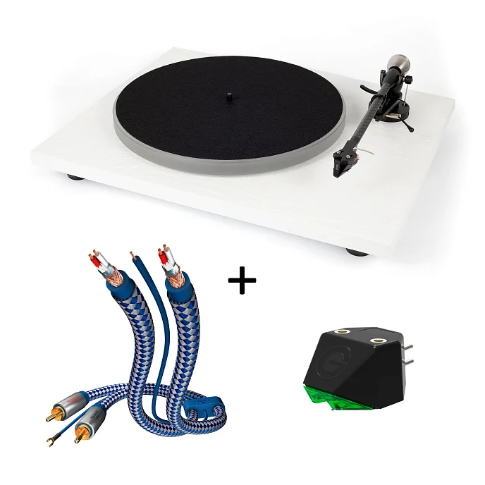 Комплект Auris Blues White + Goldring E2 + Inakustik Premium Phono Cable RCA-RCA 1.5m - рис.0