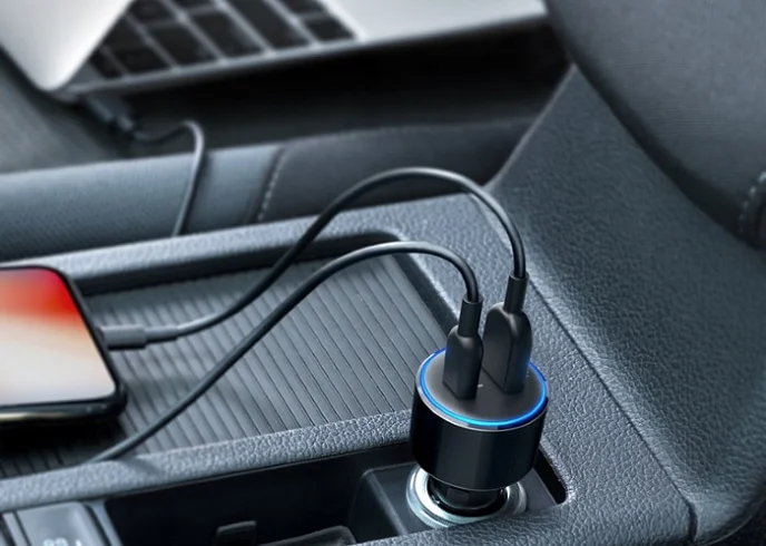 Автомобильное зарядное устройство Anker PowerDrive 2 PD/PIQ Black - рис.2