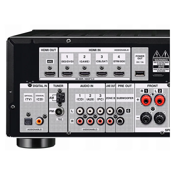 Ресивер Onkyo TX-SR393 Black - рис.6