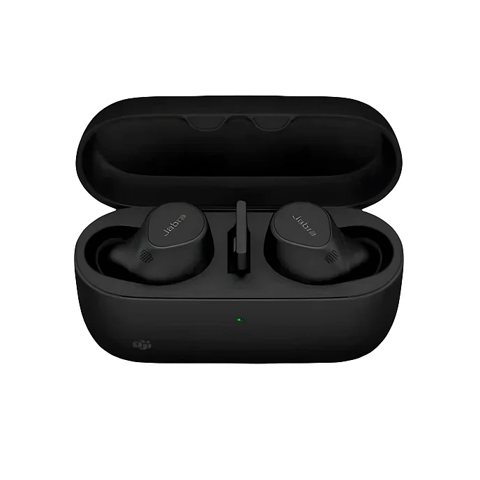 Беспроводные наушники Jabra Evolve2 Buds USB-A MS Wireless Charging Pad Black - рис.0