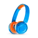 Беспроводные наушники JBL JR300BT Blue Orange - рис.0