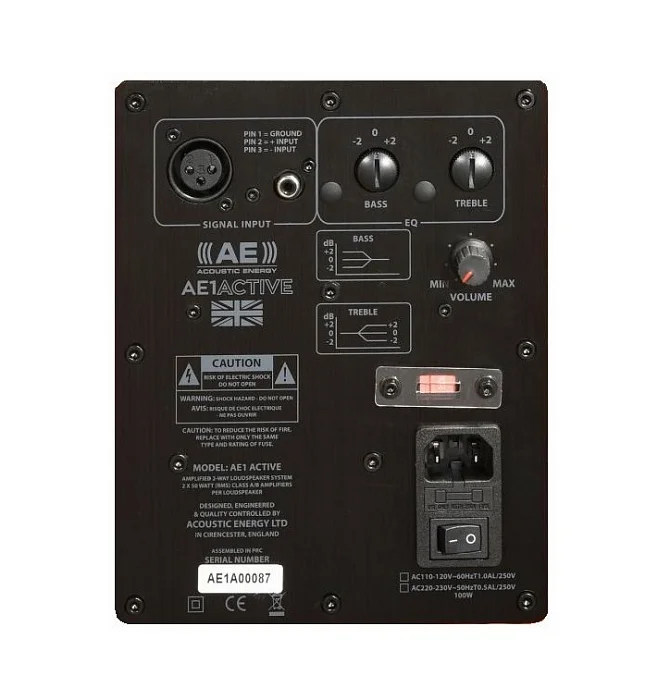 Полочная акустика Acoustic Energy AE1 Active Piano White - рис.1