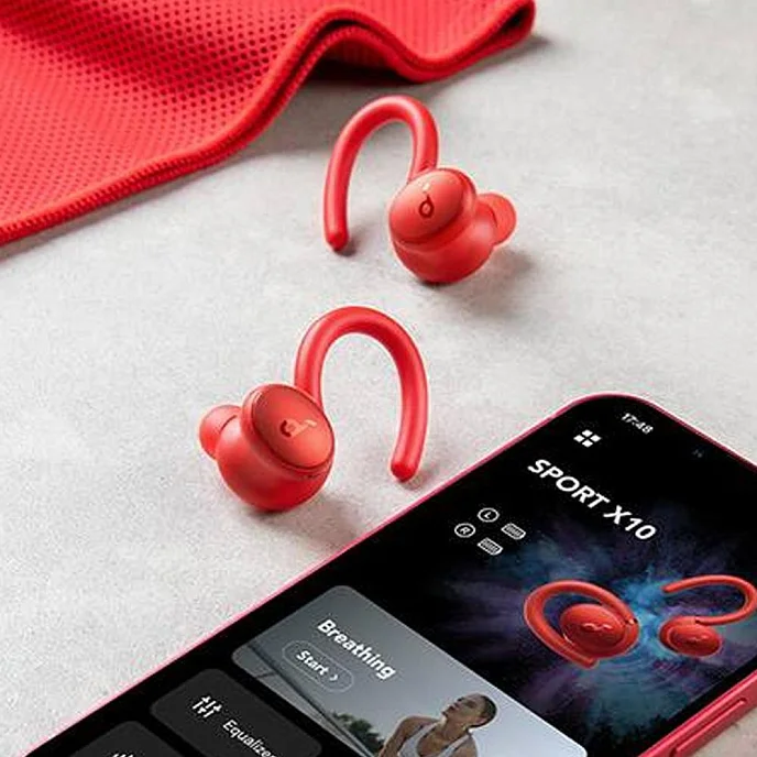 Беспроводные наушники Anker Soundcore Sport X10 Red - рис.2