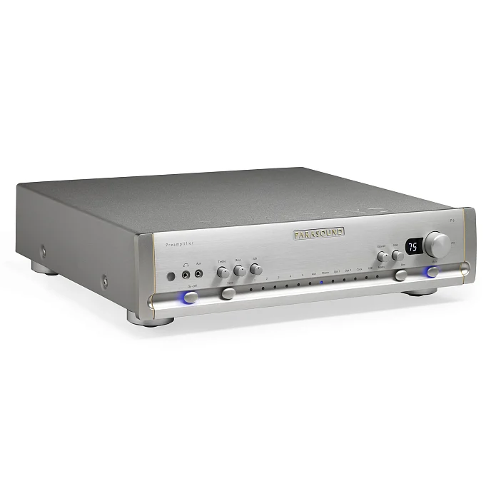 Предусилитель-фонокорректор Parasound P6 Silver - рис.1