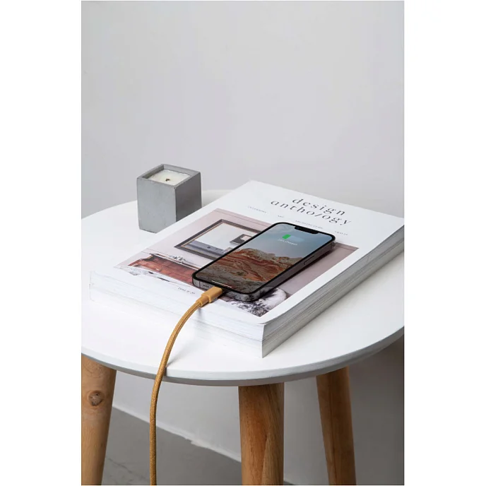 Кабель Native Union Belt Cable USB-C - Lightning Kraft 1.5m - рис.3