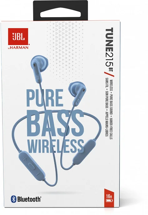 Беспроводные наушники JBL Tune 215BT Blue - рис.5