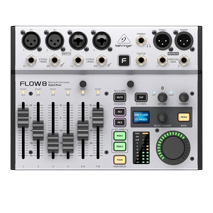 Микшерный пульт Behringer Flow 8 Silver - рис.0