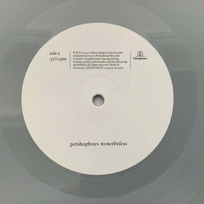 米LP Pet Shop Boys Nonetheless 5054197903540 Parlophone /00260 Pet Shop Boys – Nonetheless – Vinyl (Milky Clear, LP, Album