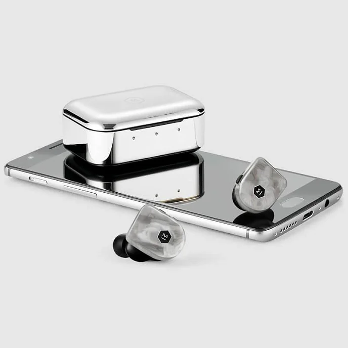 Беспроводные наушники Master & Dynamic MW07 Plus White Marble - рис.3