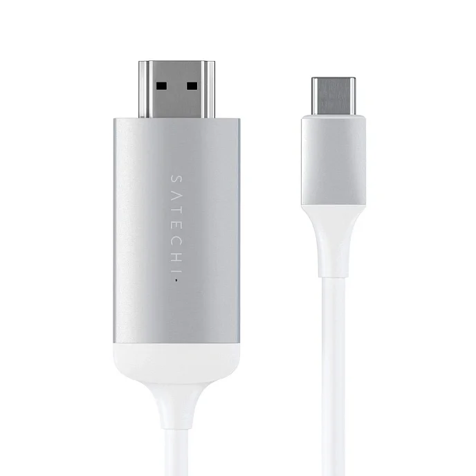 Кабель Satechi Type-C to HDMI 4K 60HZ Silver 1.8m - рис.0