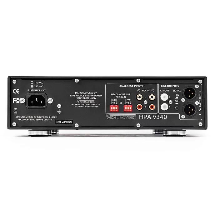 Усилитель для наушников Violectric HPA V340 Black - рис.1