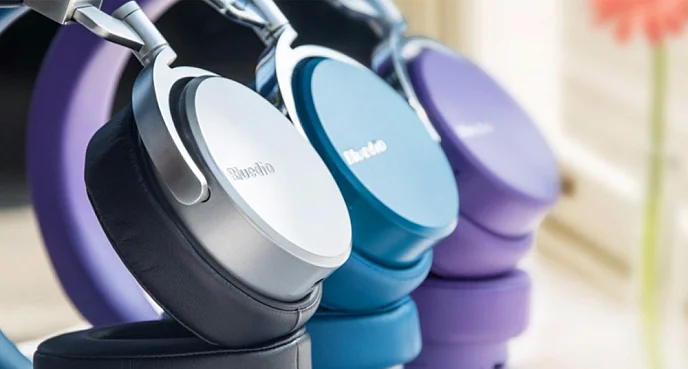 Беспроводные наушники Bluedio Vinyl Premium Blue - рис.9