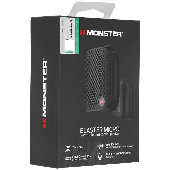 Портативная колонка Monster Blaster Micro MS62106 Black - рис.18