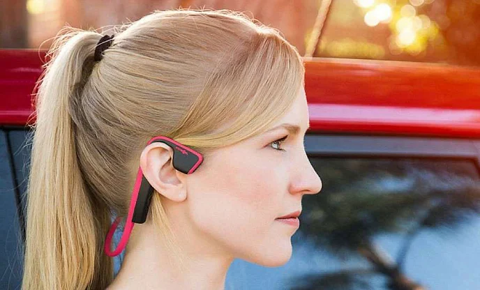 Беспроводные наушники AfterShokz Trekz Titanium AS600PK Pink - рис.13
