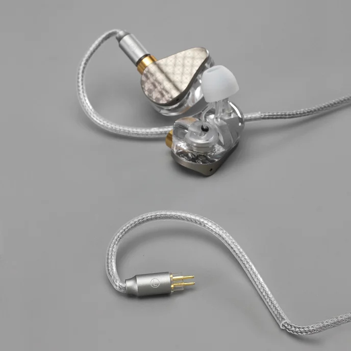 Кабель ddHiFi M198C USB-C - 2-pin Silver - рис.2