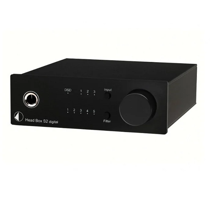 Усилитель для наушников с ЦАП Pro-Ject Head Box S2 Digital Black - рис.0