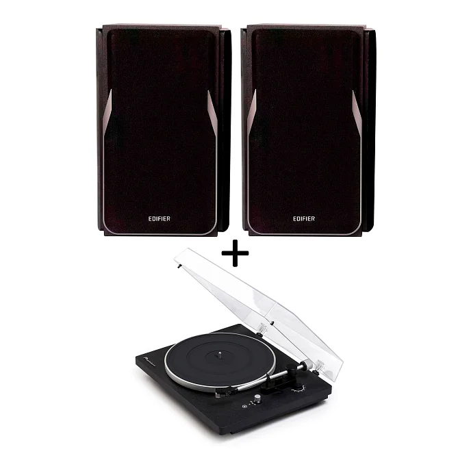 Комплект Edifier R1380T Black + Premiera ECO BT - рис.0
