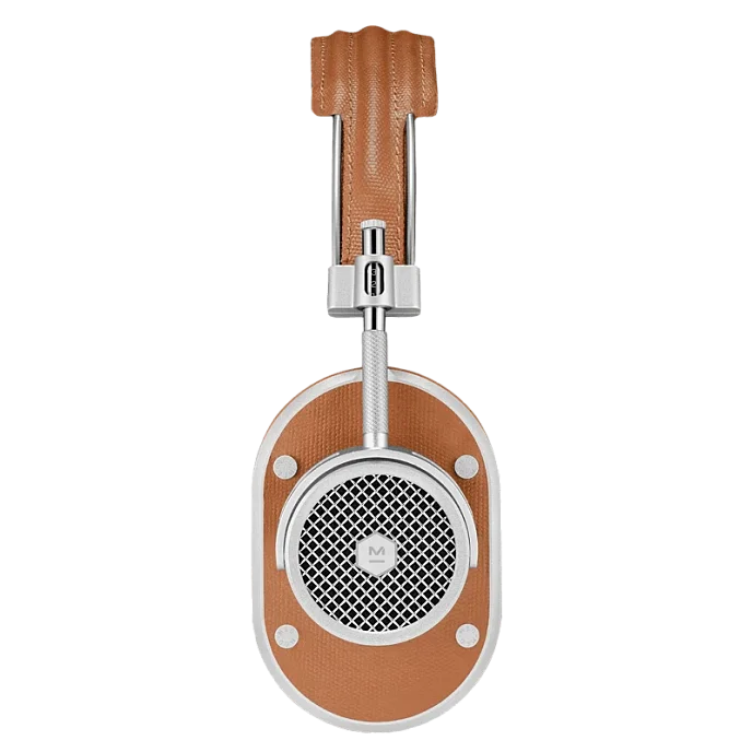Беспроводные наушники Master & Dynamic MH40 Wireless silver/brown - рис.1
