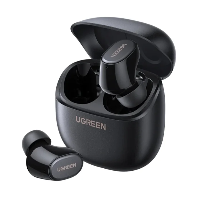 Беспроводные наушники UGREEN WS220 Dots Wireless HiTune Earbuds Black - рис.1