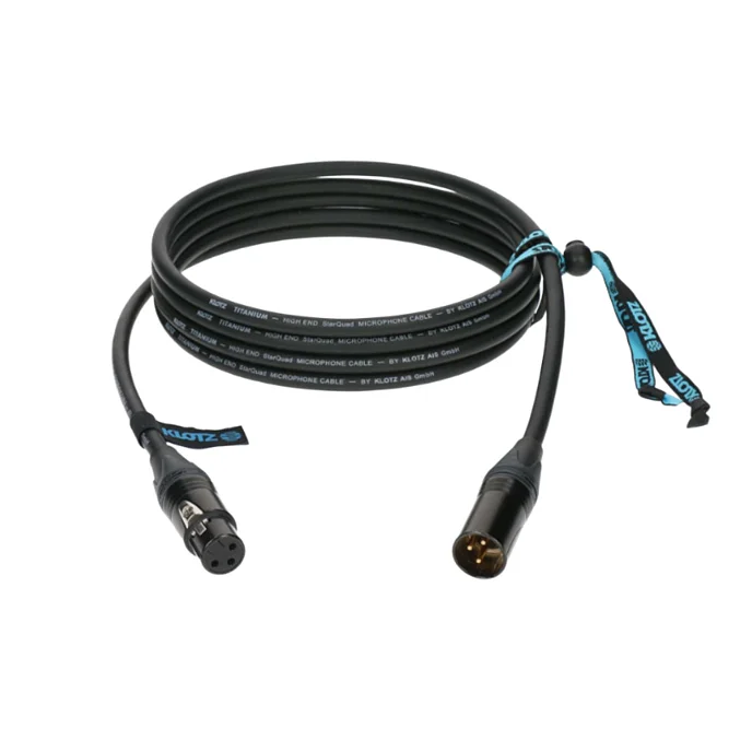 Кабель Klotz TI-M0750 Black XLR(f) - XLR(m) 3-pin 7.5m - рис.0