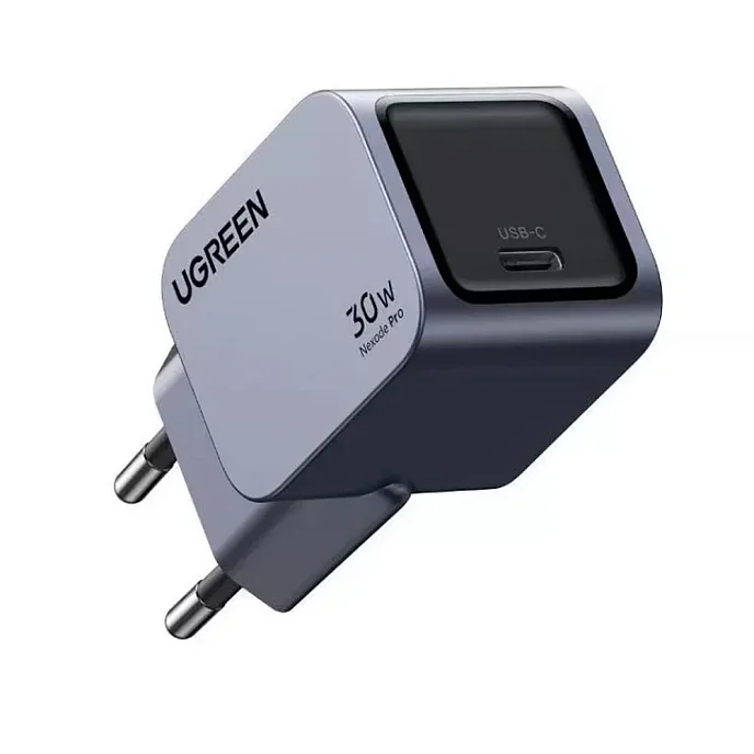 Сетевое зарядное устройство Ugreen X703 30W PD GaN Grey - рис.1