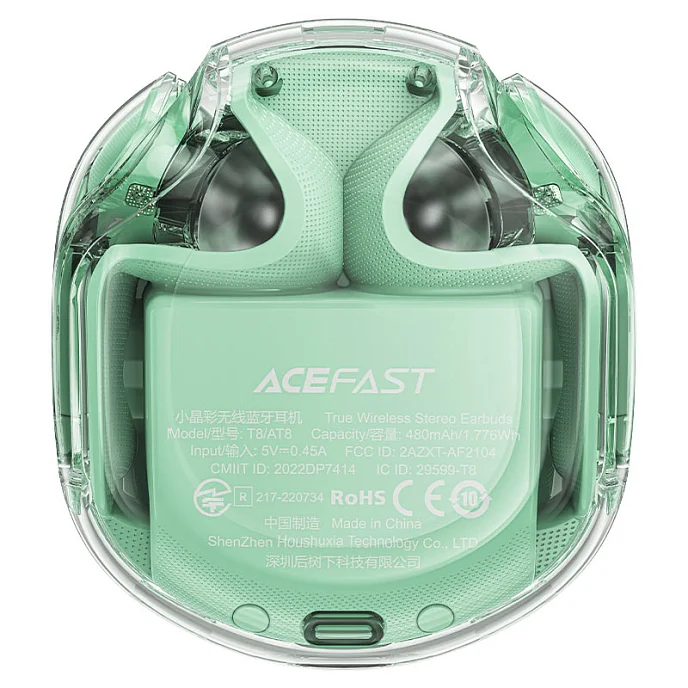 Беспроводные наушники ACEFAST T8 Mint Green - рис.6