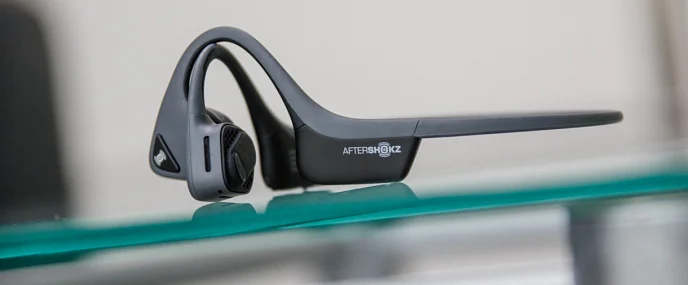 Беспроводные наушники AfterShokz Trekz Air AS650SG Slate Grey - рис.7