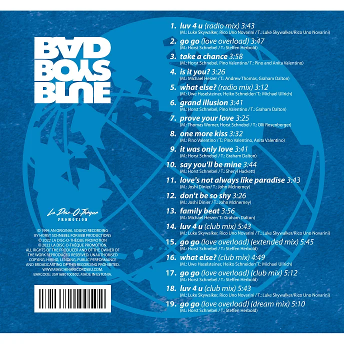 CD-диск Bad Boys Blue - To Blue Horizons CD - рис.1