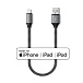 Кабель Satechi USB-A to Lightning Short Cable Space Grey - рис.4
