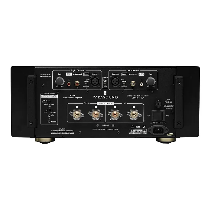 Усилитель мощности Parasound A21+ Black - рис.2