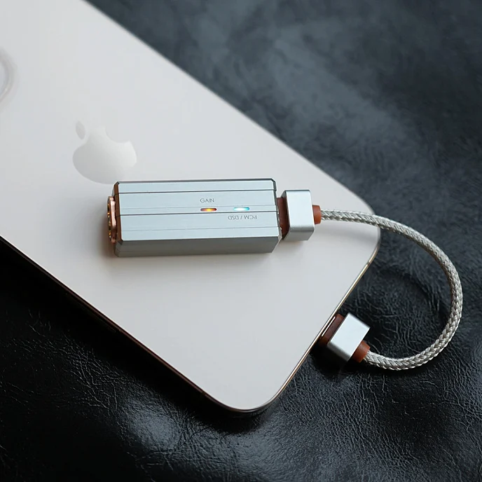 Усилитель для наушников с ЦАП ddHiFi TC44Pro E3 (Eye 3) Silver - рис.1