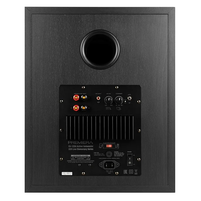 Сабвуфер Premiera ES-12SA Black - рис.3