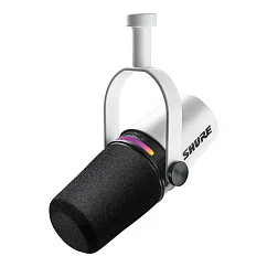 Микрофон для стриминга и игр Shure MV7+ White