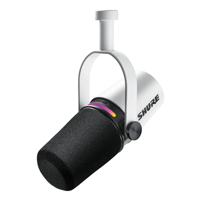 Микрофон для стриминга и игр Shure MV7+ White - рис.0