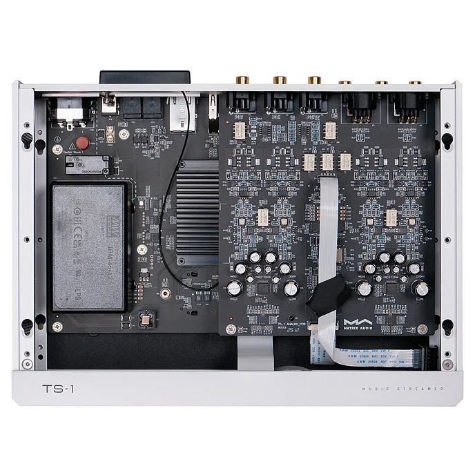 Усилитель для наушников с ЦАП Matrix Audio TS-1 Silver - рис.5