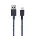 Кабель Native Union Belt USB-A - Lightning Indigo 1.2m - рис.1