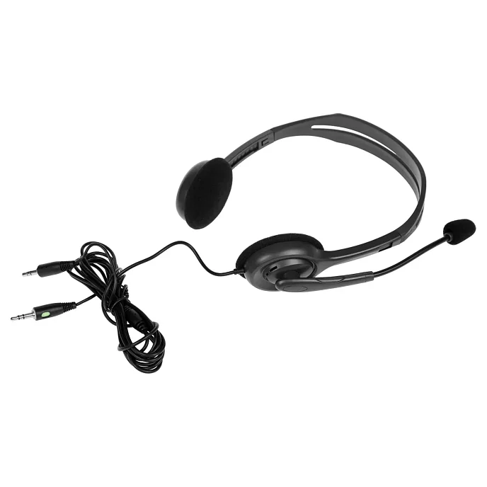 Гарнитура для call-центров Logitech Headset H110 Dark Grey - рис.4