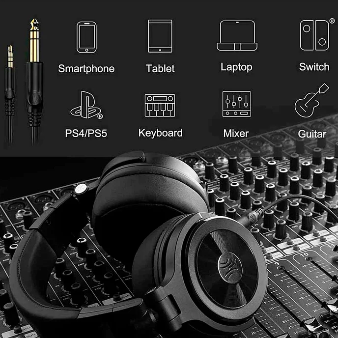 Наушники полноразмерные OneOdio Monitor 40 Black - рис.6