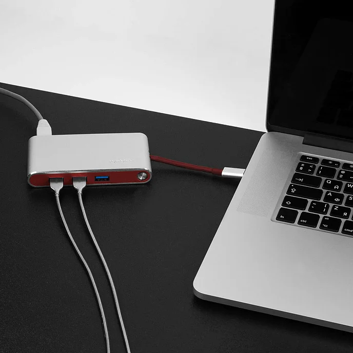 USB HUB Rombica USB-C Hermes Red - рис.7