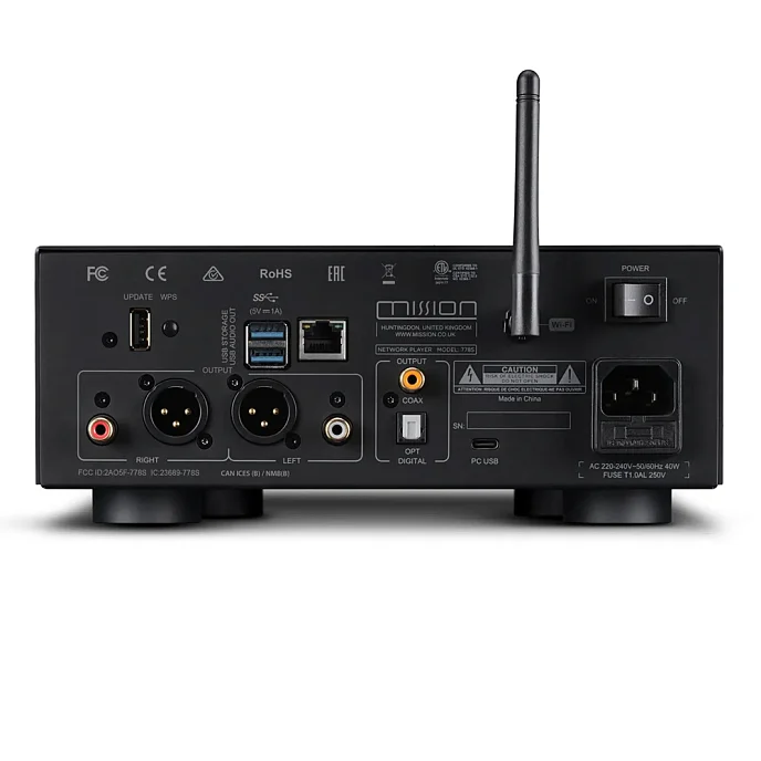 Сетевой аудиоплеер Mission 778S Black - рис.3